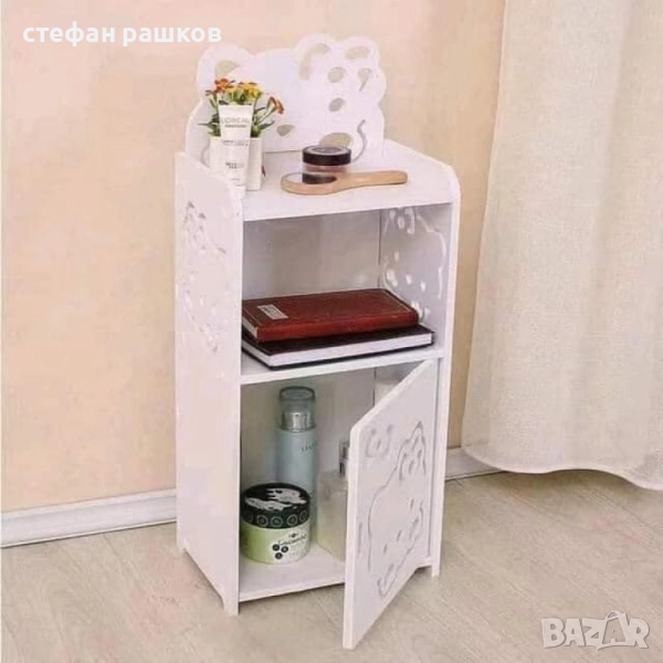 Нощно шкафче и етажерка за баня 2 в 1, снимка 1