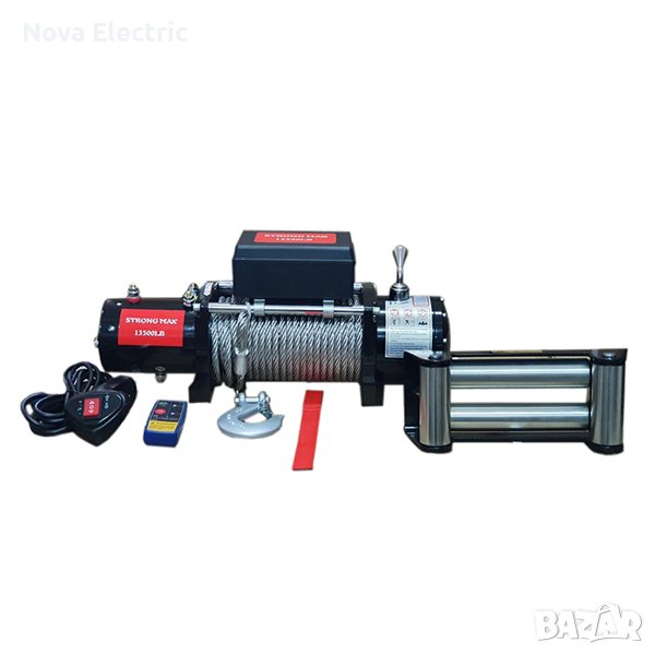 Електрическа лебедка STRONG MAX за джипове 12 V – 6136 КГ. / 13 500 LB , снимка 1