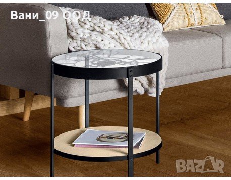 Уникална масичка-часовник, снимка 1