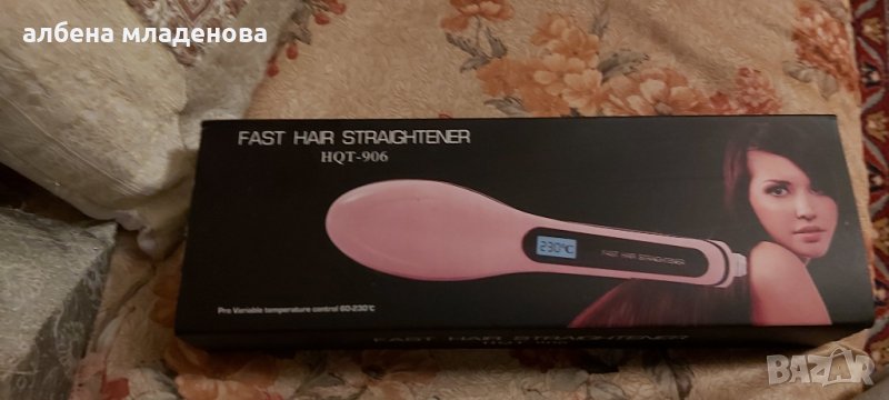 Електрическа четка за изправяне на коса, снимка 1