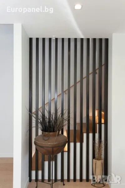 Декоративен профил за преграждане – цвят сив, снимка 1