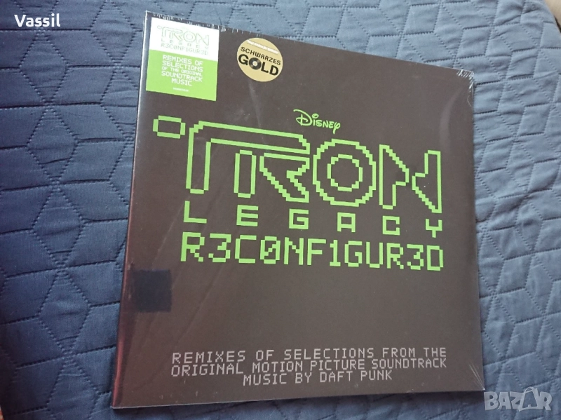 NEW 2LP TRON LEGACY - Reconfigured, DAFT PUNK, Чисто нова двойна плоча, снимка 1