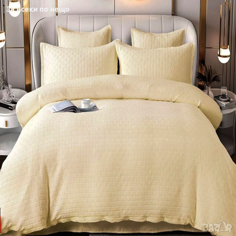 Луксозен комплект с драперия от 100% памук - Налични Различни Цветове Код P1203, снимка 1