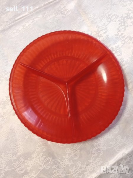 Пластмасова ордьовърна чиния, снимка 1