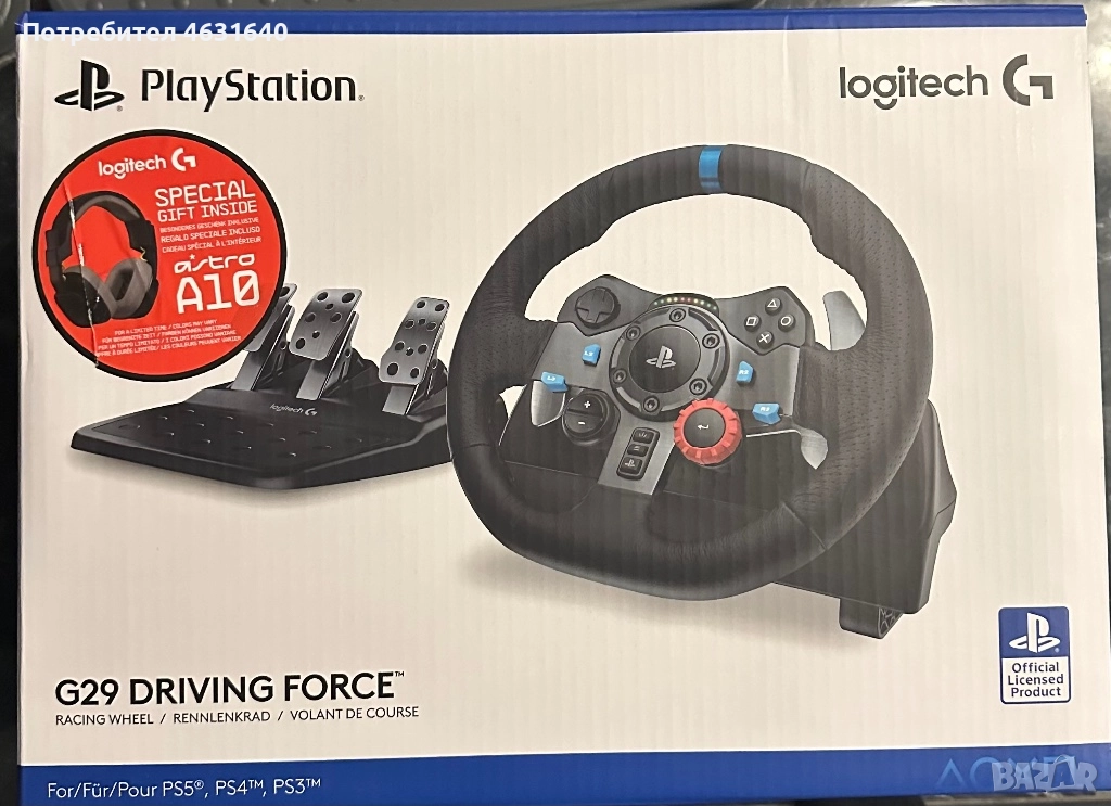 Logitech G29 волан + shifter , снимка 1