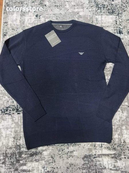 Мъжки пуловер  Armani/тъмно син код SS49Y, снимка 1