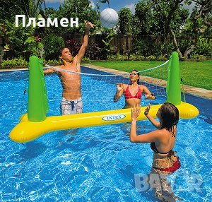 Надуваем комплект за воден волейбол 239 x 64 x 91 cм. включена топка. Нови !, снимка 1