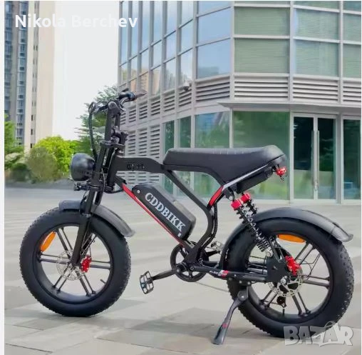 Електрически велосипед-мотопед, снимка 1