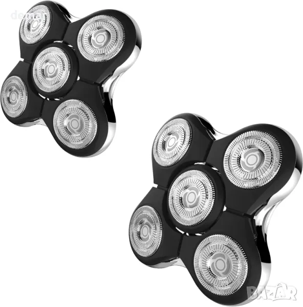 Комплект от 2 резервни глави, съвместими с безжична машинка Remington Balder Pro, снимка 1