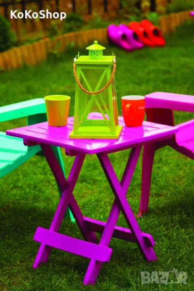 Сгъваема маса-44х50х44 см./градинска маса/маса за балкон/маса за тераса, снимка 1