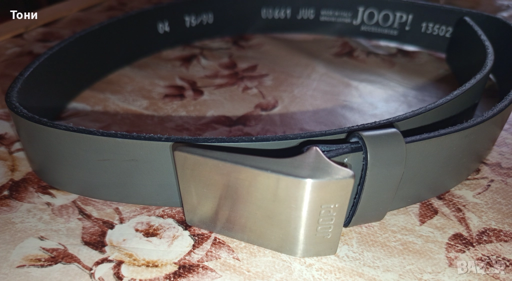 JOOP ITALY Нов Мъжки Колан Изцяло от Естествена Кожа 95см., снимка 1