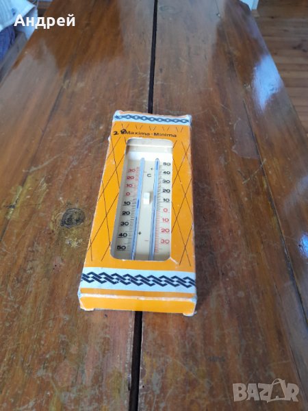 Стар термометър Minima Maxima, снимка 1