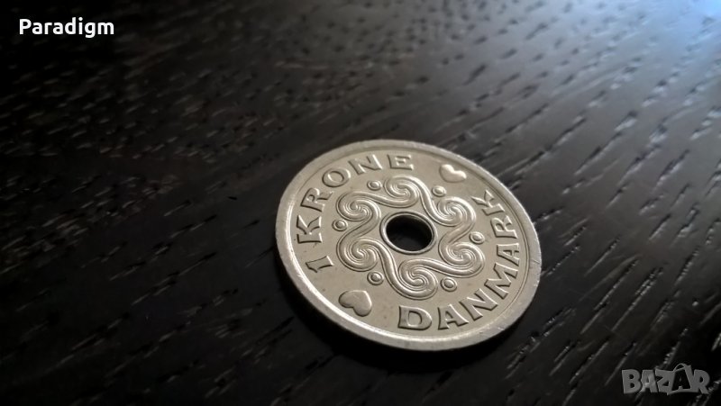 Монета - Дания - 1 крона | 2002г., снимка 1