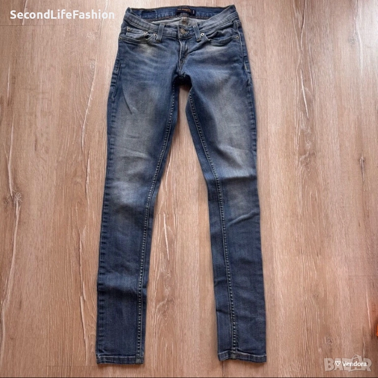 Дамски дънки Levis 524 Too Superlow, W26 L30, сини, тесни, размер 0, снимка 1