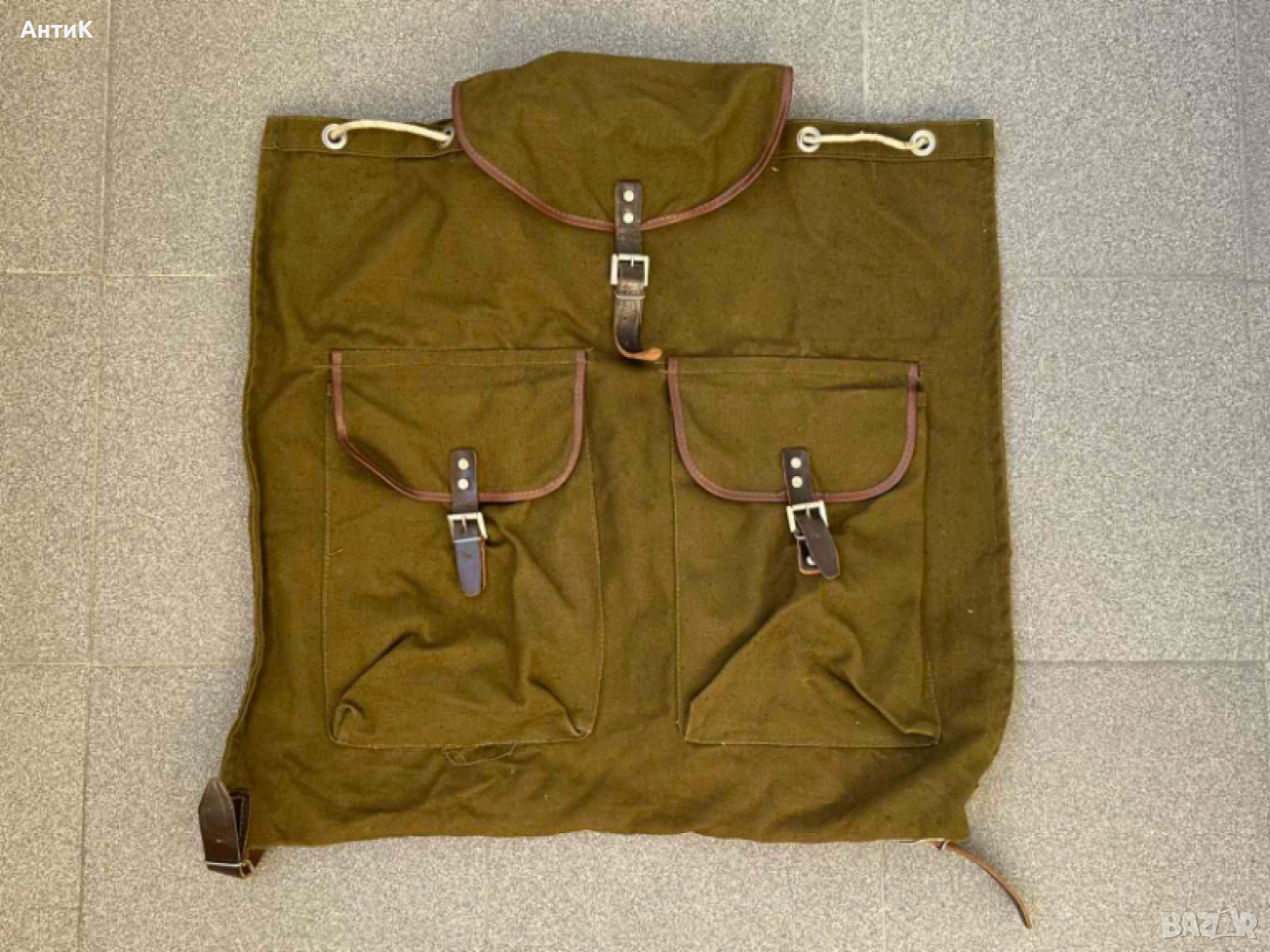 Брезентова Раница Мешка НОВА, снимка 1