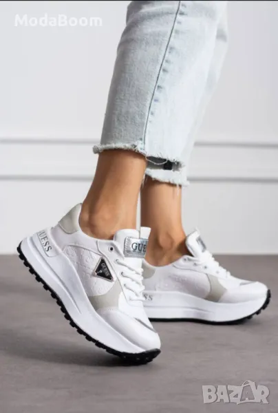  Guess бели дамски маратонки , снимка 1