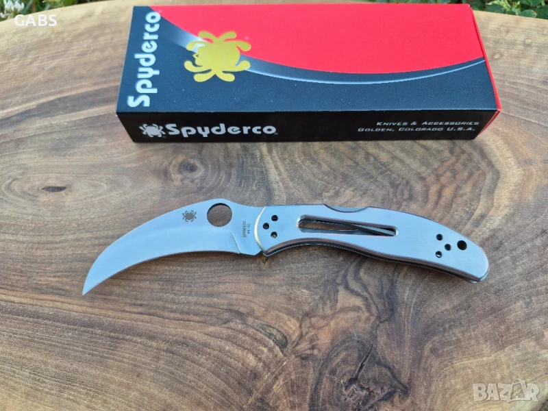 Сгъваем нож Spyderco Harpy C08 с метална дръжка, снимка 1