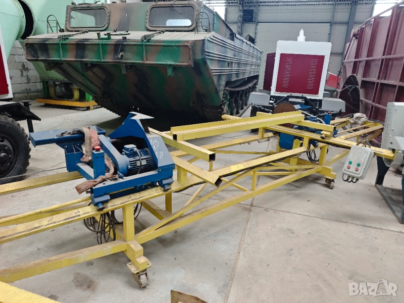 Машина за обкрайчване на дървен профилиран материал, снимка 1