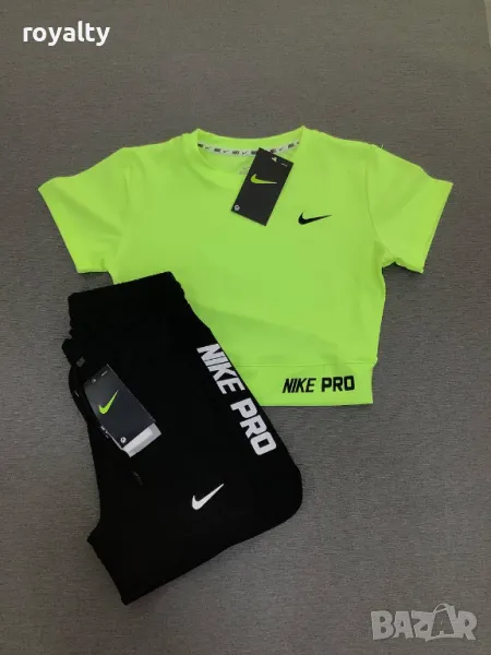 Nike неонов дамски спортен комплект , снимка 1