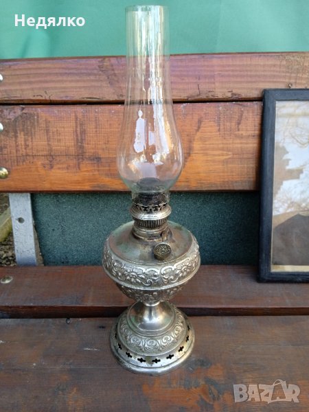 Оригинална газена лампа Gebrüder Brunner WIEN,1880г, снимка 1