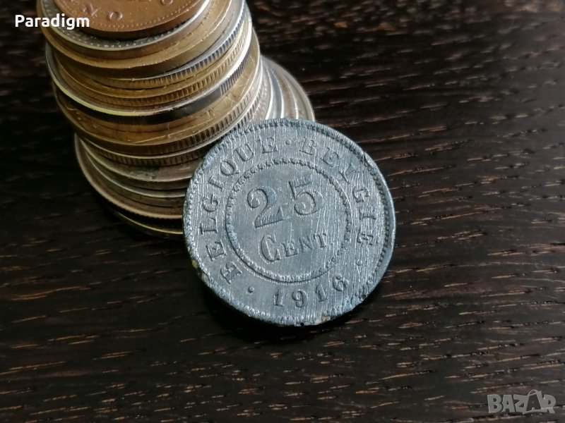 Монета - Белгия - 25 цента | 1916г., снимка 1