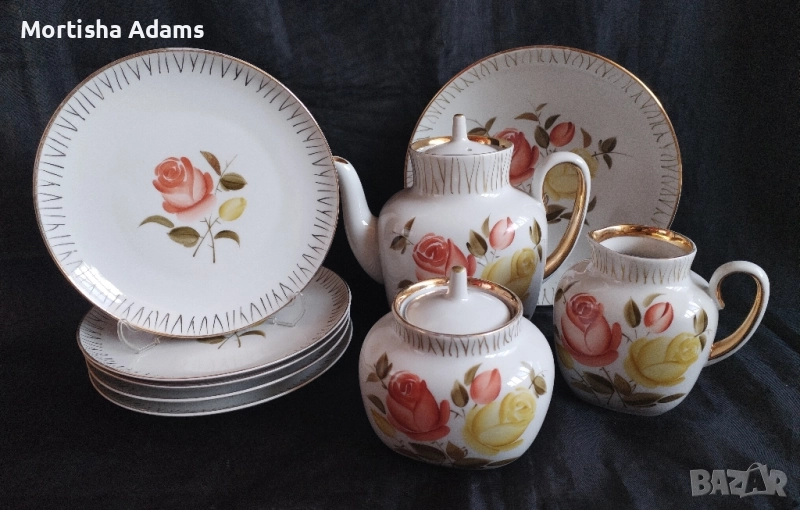 "Букет чаени рози" ЛФЗ, снимка 1