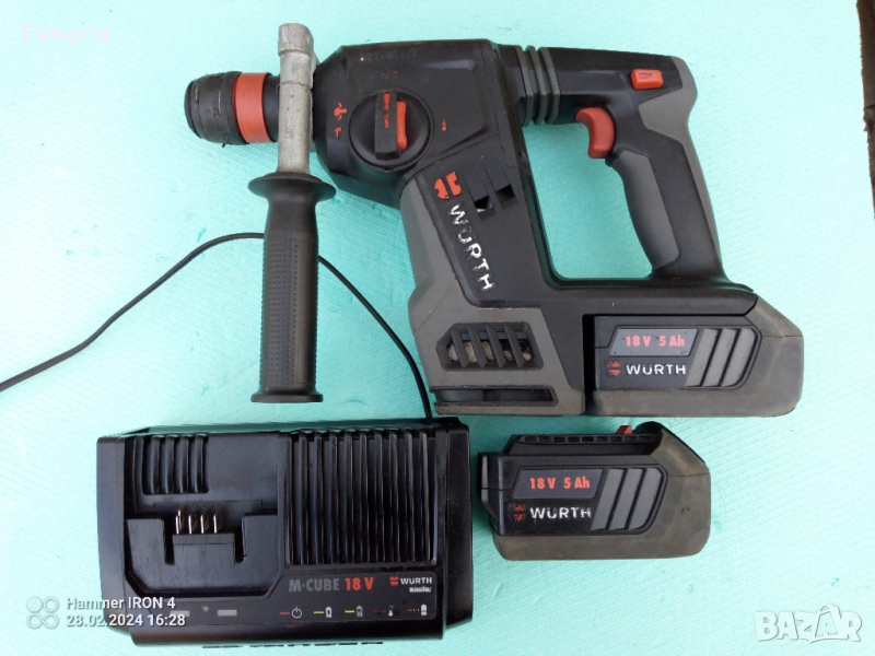 WURTH 18V M-CUBE Brushless Перфоратор/Къртач , снимка 1