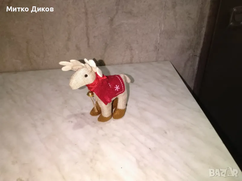 Еленче с камбанка от плат Н-160мм ново, снимка 1