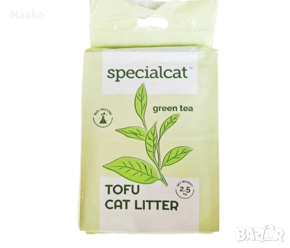 Tofu Green Tea соева котешка тоалетна , снимка 1
