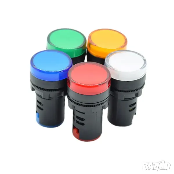 Светлинен индикатор 22 мм 230V AC, снимка 1