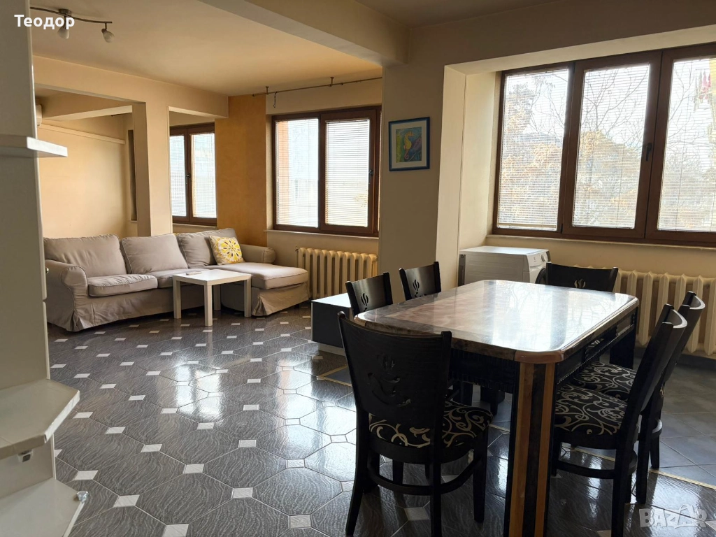 Здравейте, отдавам под наем уютен,просторен 3-стаен 100кв.м. апартамент в Лозенец , снимка 1