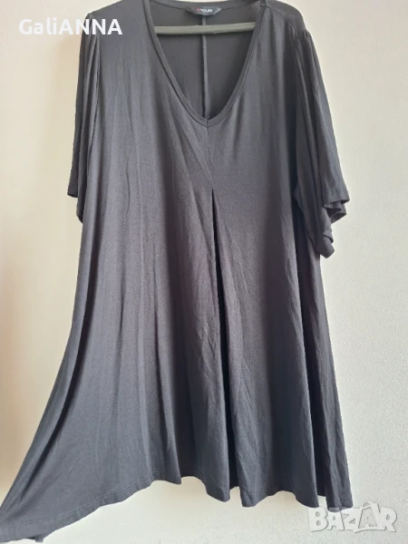 СТРАХОТНА РАЗКРОЕНА ТУНИКА/РОКЛЯ 3XL-4XL, снимка 1