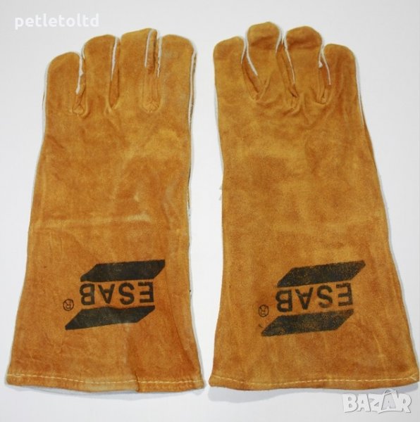 Ръкавици за заварчик ESAВ жълти, снимка 1