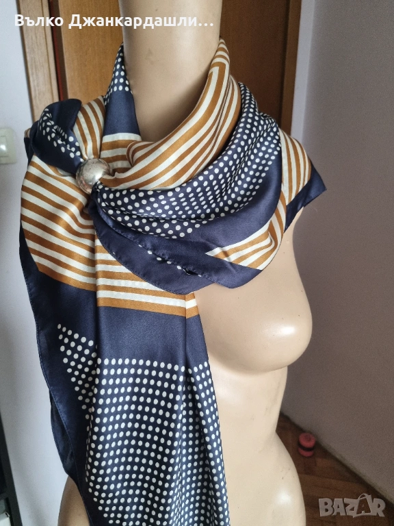 Копринен шал Massimo Dutti, снимка 1