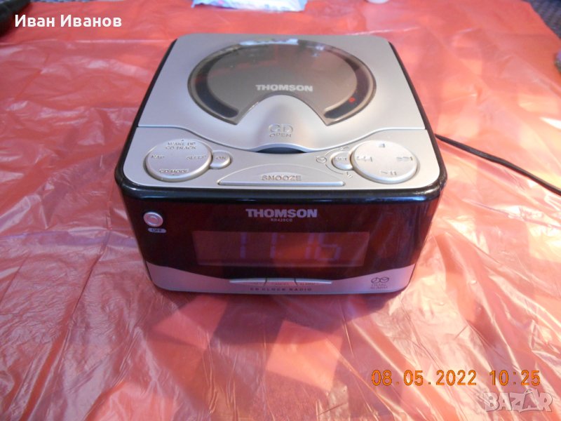 Thomson RR420cd  radio cd clock 2-alarm, снимка 1
