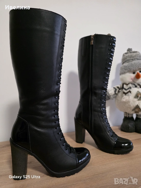 Ботуши от естествена кожа, снимка 1