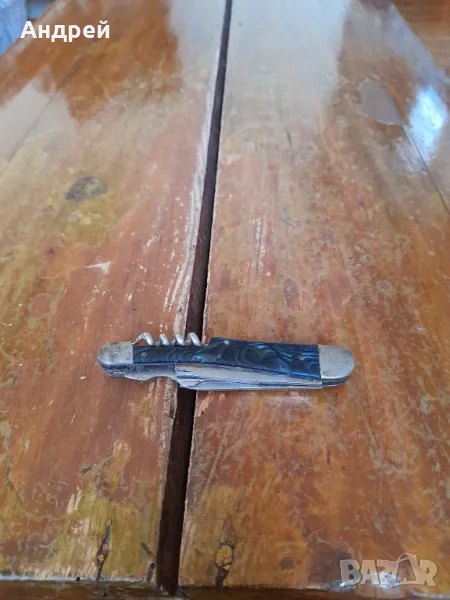Стар джобен нож,ножче,ножка #101, снимка 1