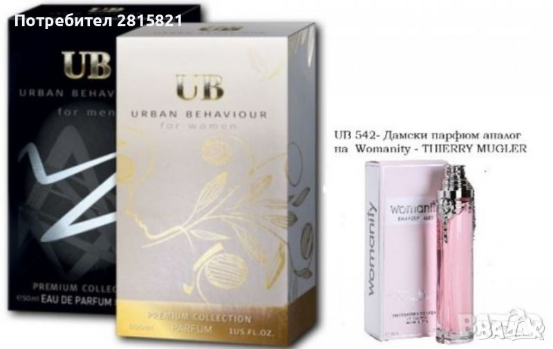 UB 542- Дамски парфюм аналог на Womanity - THIERRY MUGLER, снимка 1