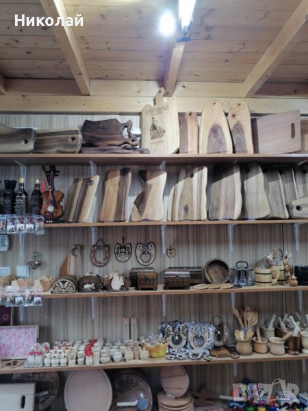 "Дървенийки Бургас"Дървени дъски, талари, лъжици, шпатули, точилки, солници и др., снимка 1