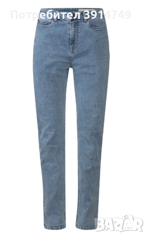 НОВИ jeans / дънки права кройка, стандартна височина на колана, до глезена 98% памук