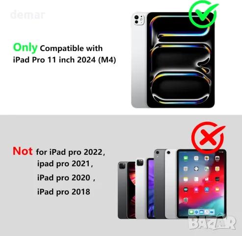 Калъф ShellBox Водоустойчив, удароустойчив за iPad Pro 11 инча 2024, снимка 3 - Таблети - 47280847