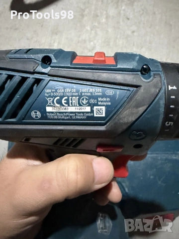 Bosch GSR 18V-28 Винтоверт, снимка 5 - Винтоверти - 56530168
