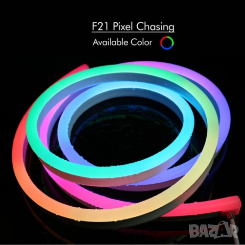 Неонови LED лентови светлини , снимка 3 - Лед осветление - 51992579