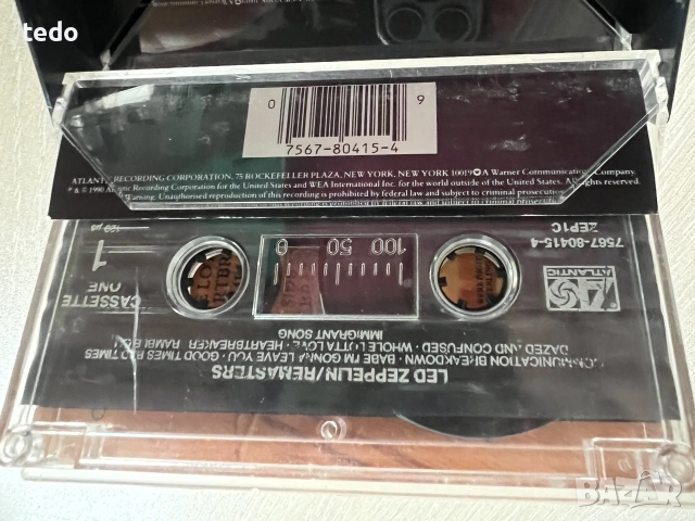 Led Zeppelin – Remasters отигинално UK издание , снимка 4 - Аудио касети - 56367523