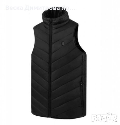 Електрическа жилетка с отопление HotVex USB Heated Vest – с 9 зони на отопление, снимка 3 - Други - 52024320