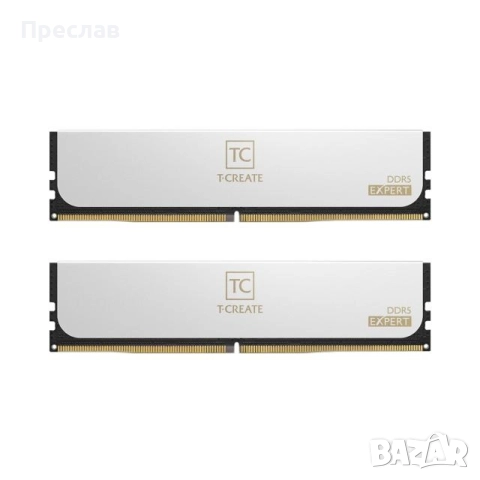 Продавам RAM памет Team Group T-CREATE EXPERT White DDR5 6000MHz CL30