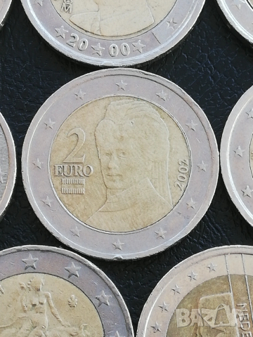 лот от 8 монети от 2 евро различни държави, снимка 6 - Нумизматика и бонистика - 47791967