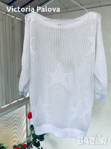Прекрасна блуза био памук, снимка 6 - Блузи с дълъг ръкав и пуловери - 30745740