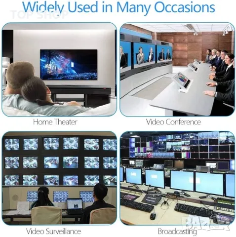MISOTT HDMI удължител, 60 метра HDMI предавател и приемник през единичен RJ45, снимка 2 - Друга електроника - 48793160