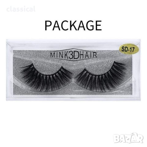Последни бройки ! Mink 3D Hair False Eyelashes Изкуствени мигли, снимка 4 - Декоративна козметика - 30456912